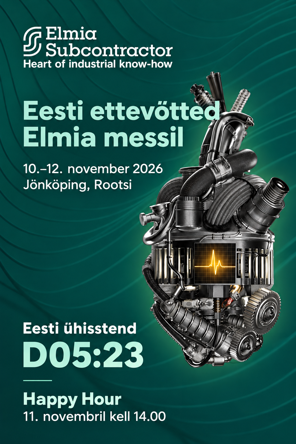 Ühisstend Elmia Subcontractor messil Rootsis